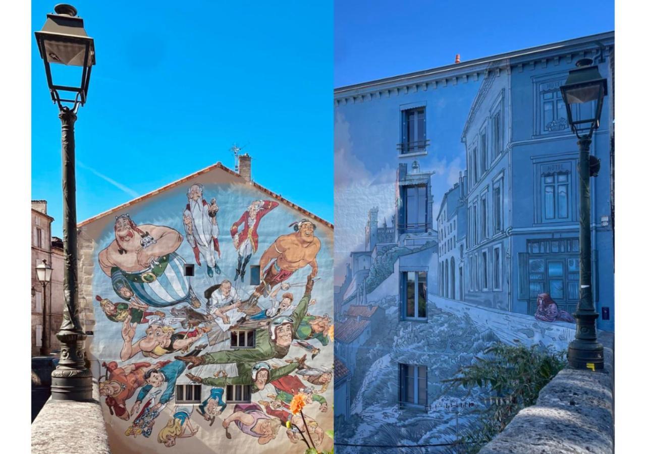 Appart Proche Gare Tgv Angouleme Deco Theme Bande Dessinee Екстер'єр фото